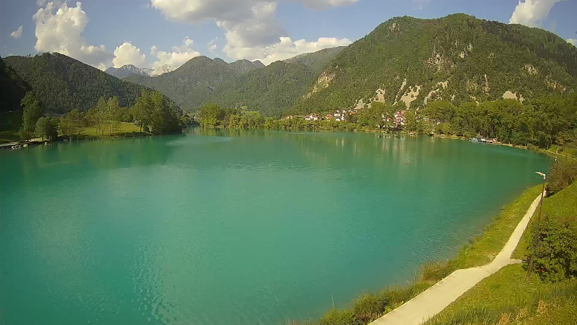 Most na Soči – Panorama del lago