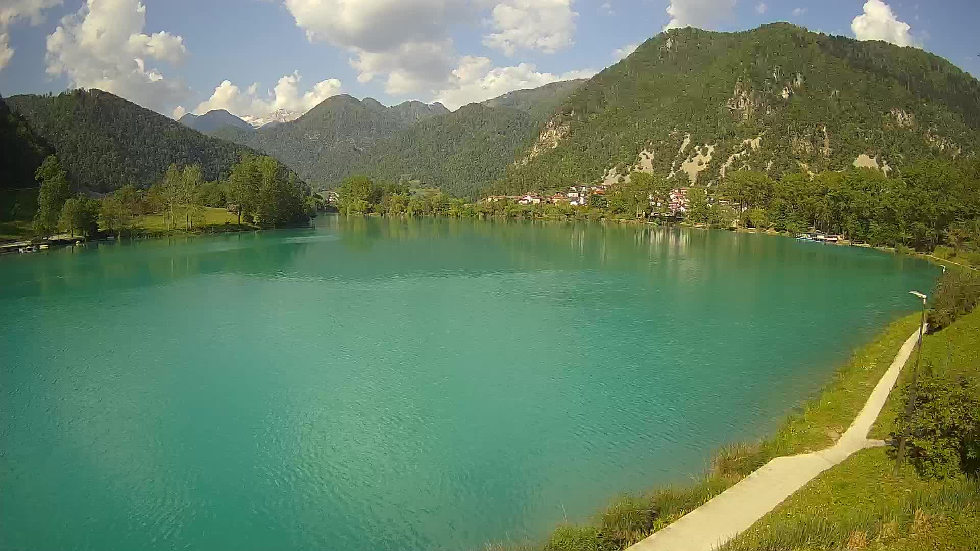Web kamera Most na Soči – jezero