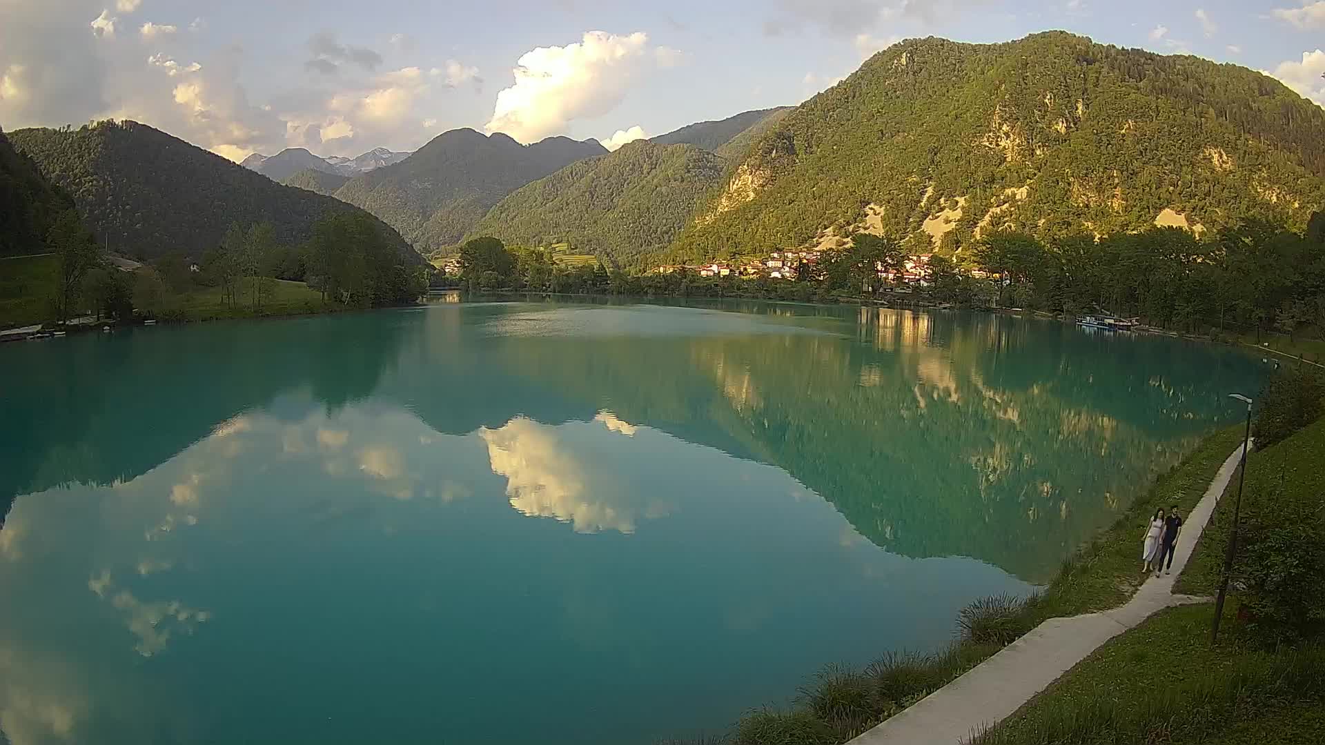 Most na Soči – Pogled na jezero