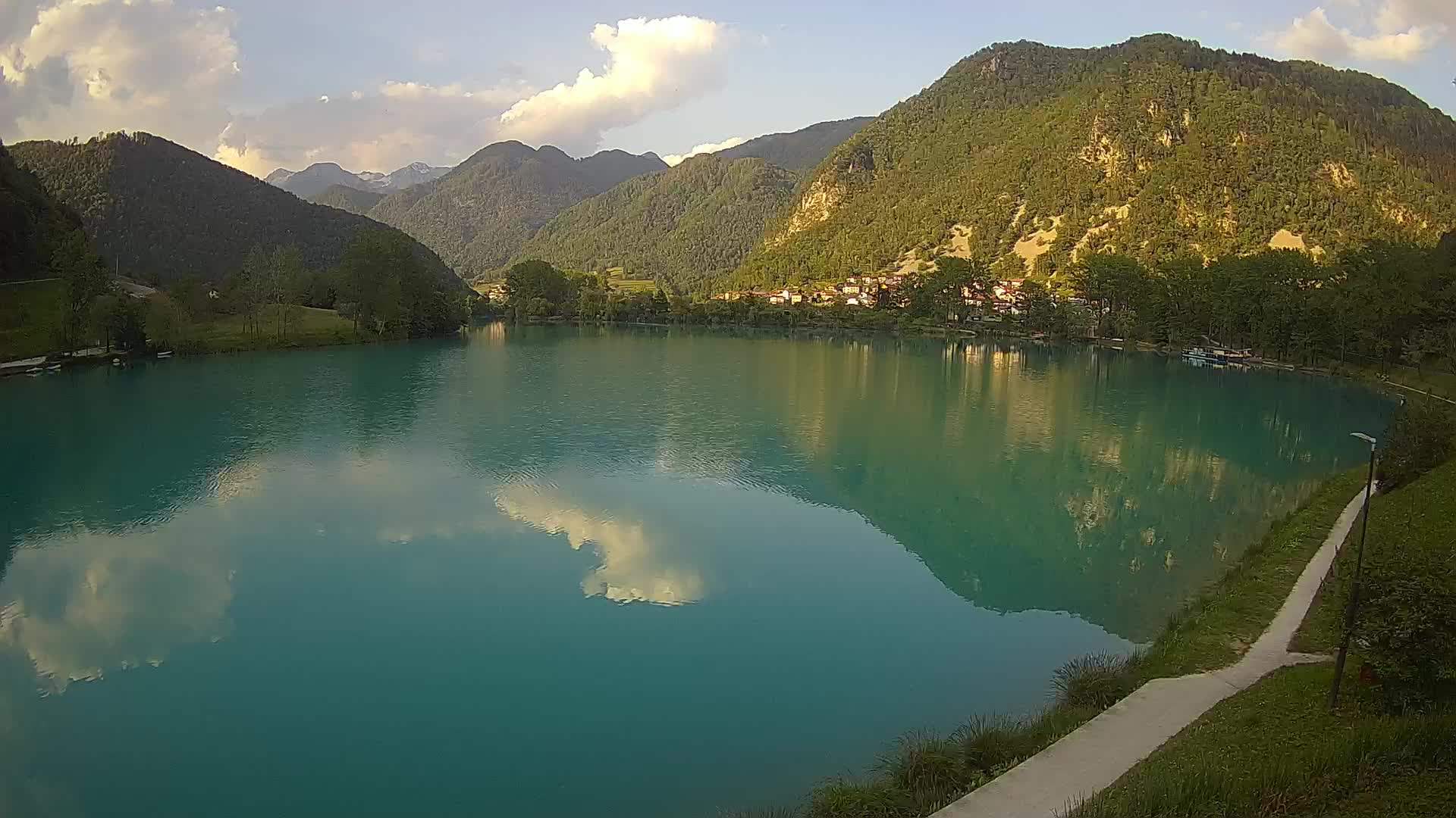 Most na Soči – Pogled na jezero