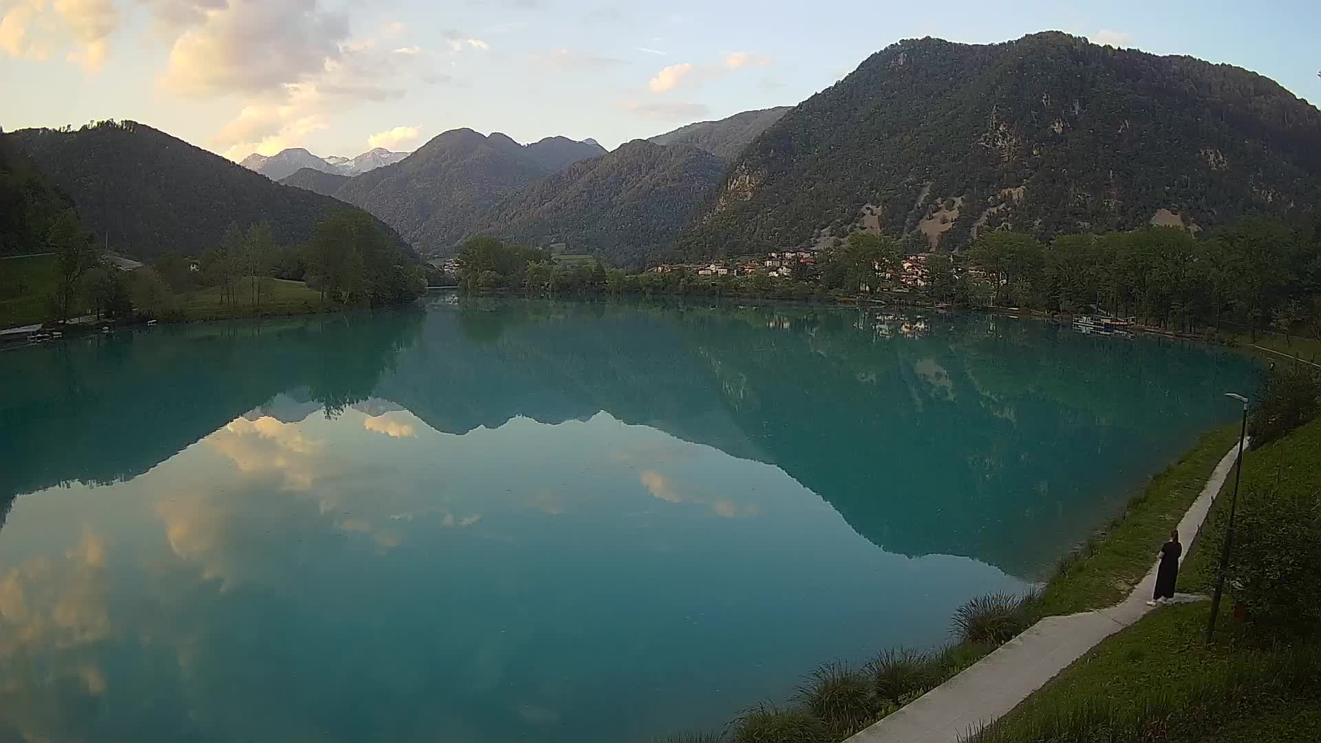 Most na Soči – Panorama del lago
