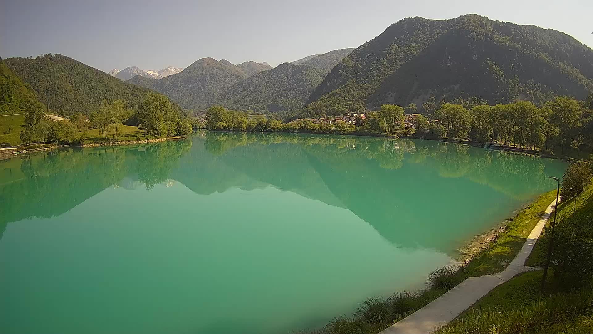 LIVEcam Most na Soči lago – Slovenia