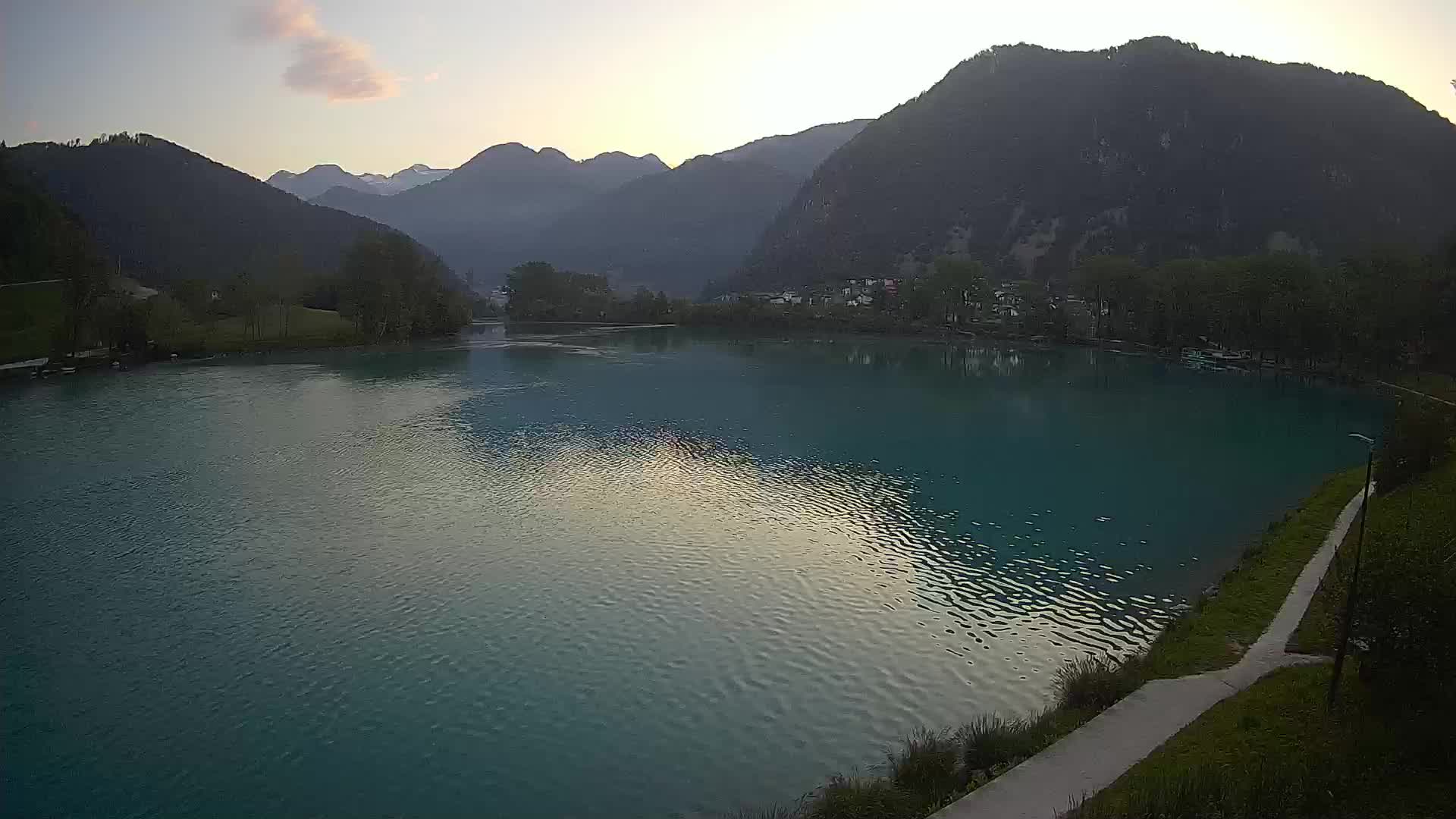 Most na Soči – Panorama del lac
