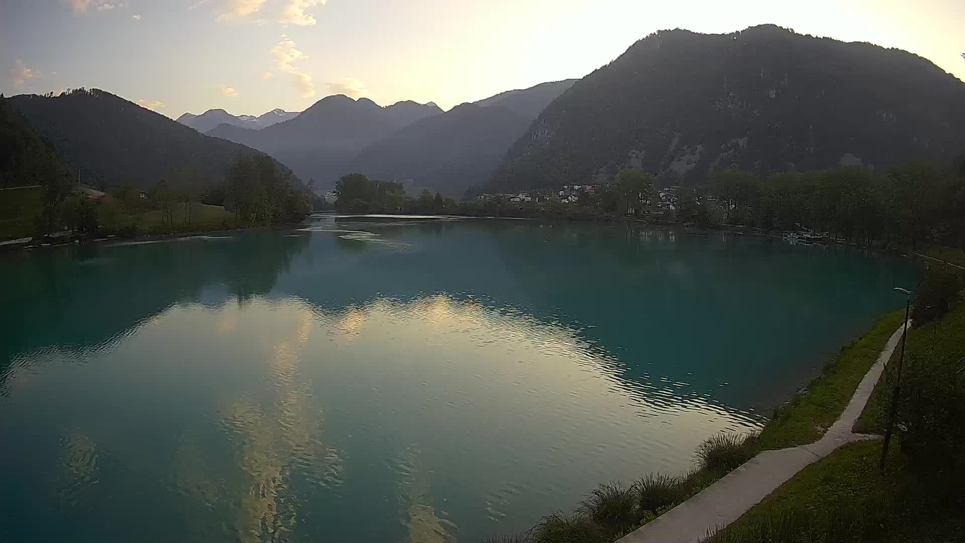 Most na Soči – Panorama del lago