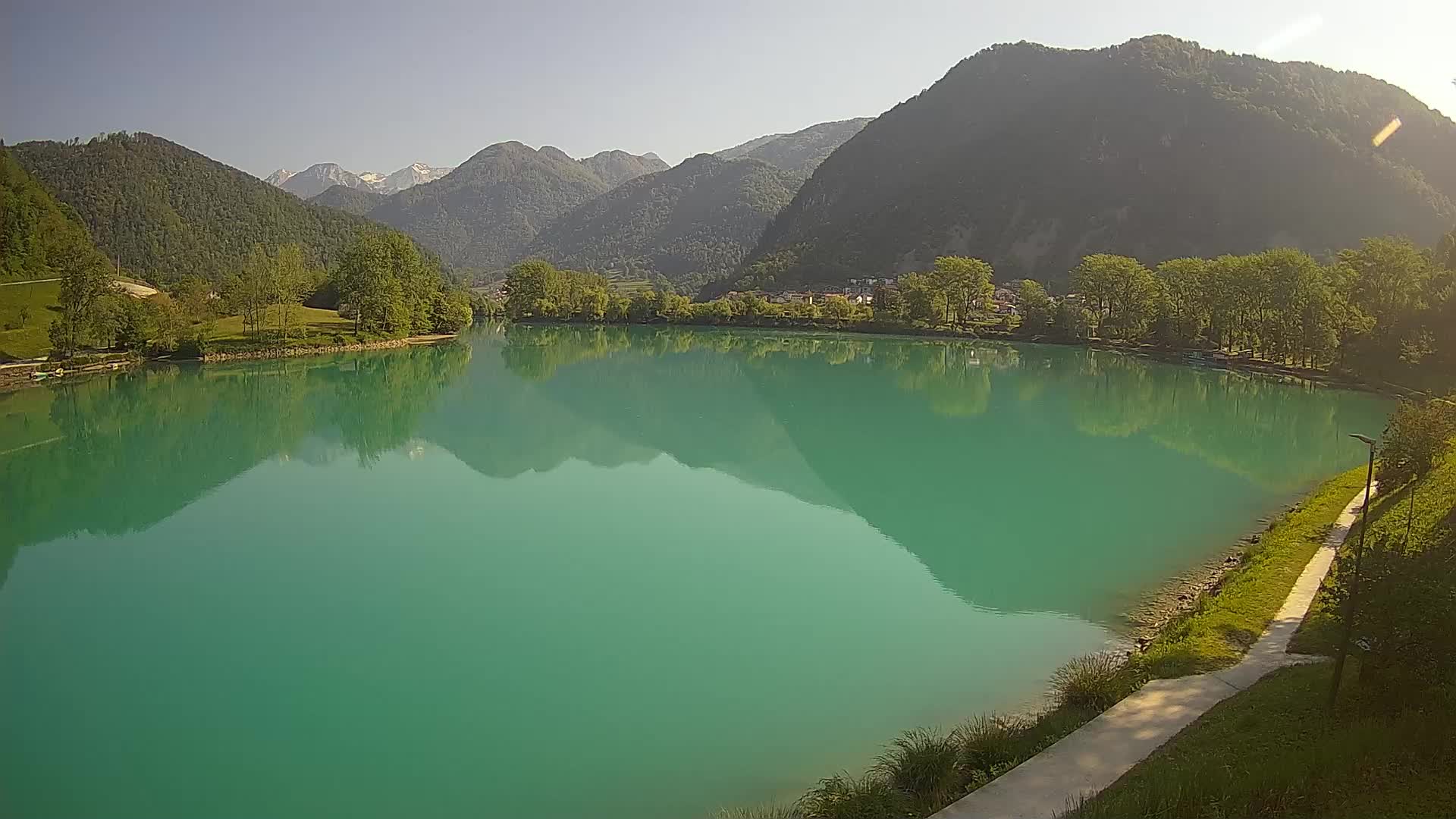 Most na Soči – Panorama del lago