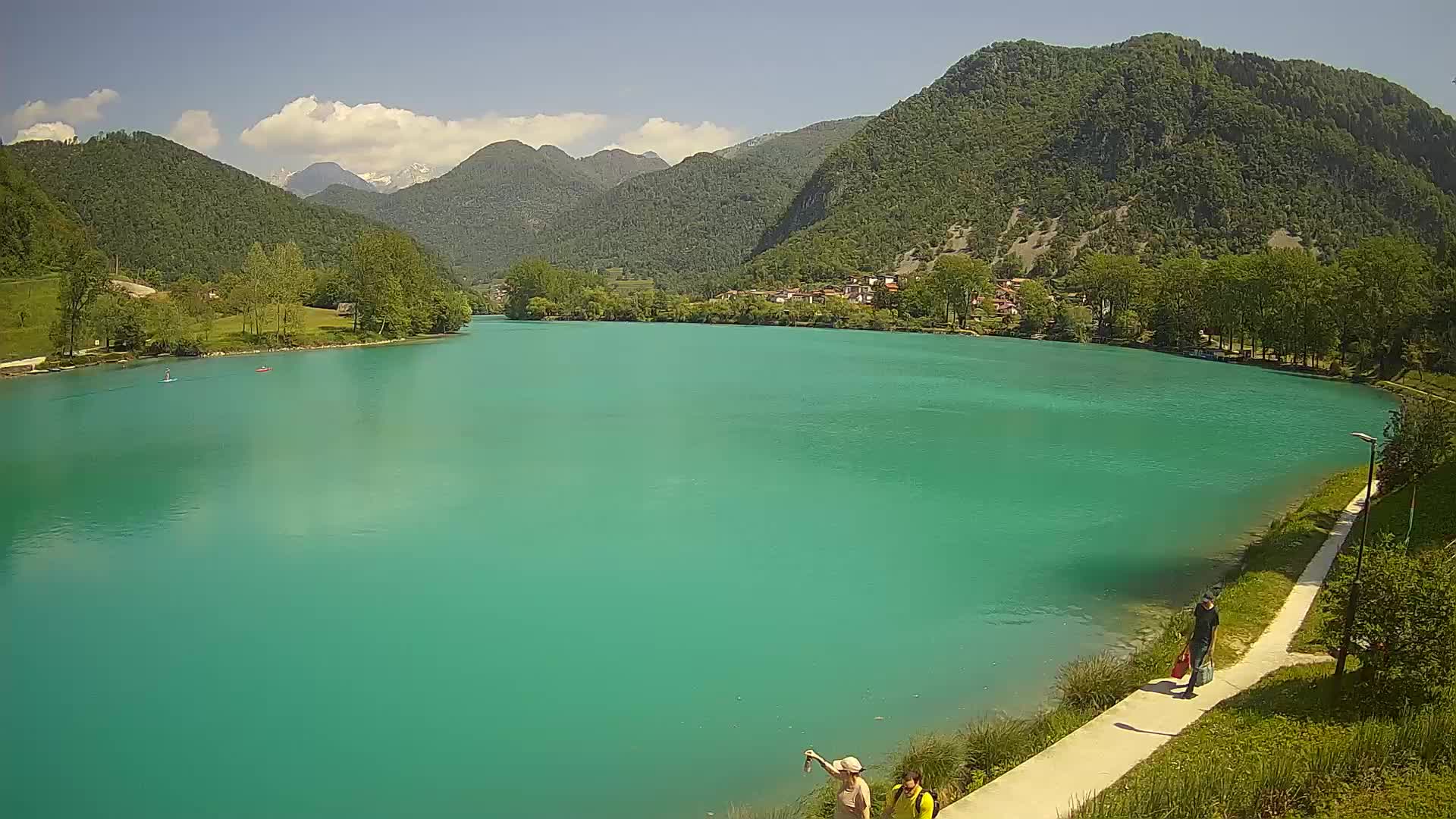 Spletna kamera Most na Soči – jezero