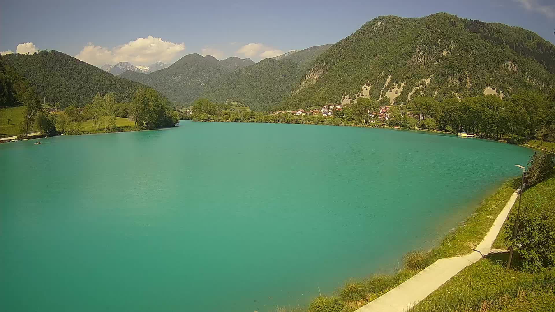 Webcam Most na Soči See – Slowenien