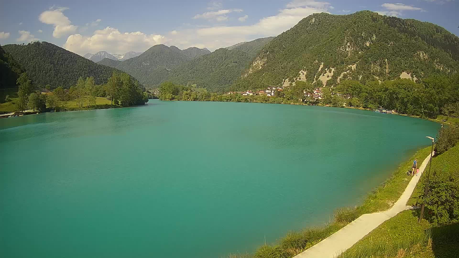 Spletna kamera Most na Soči – jezero