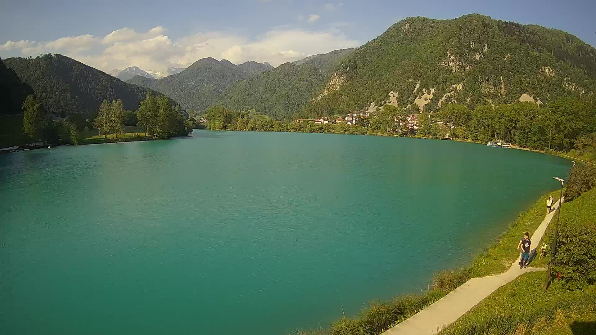 Spletna kamera Most na Soči – jezero