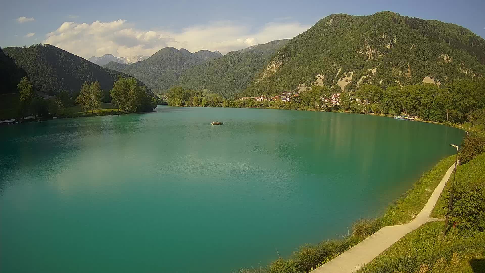 Most na Soči – Pogled na jezero