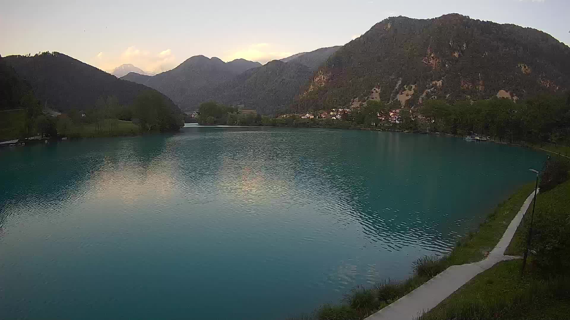 Most na Soči – Panorama del lago