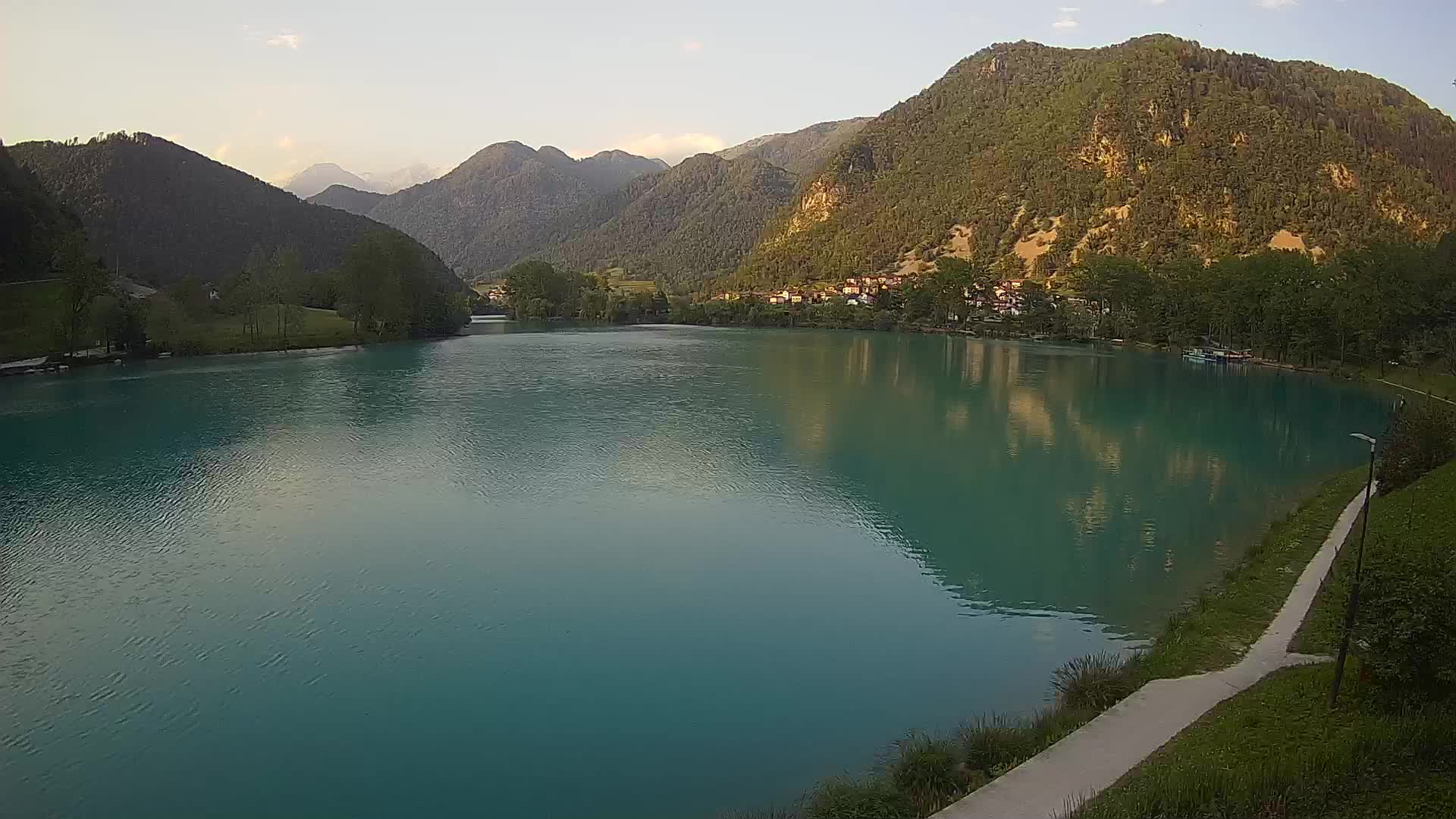 Most na Soči – Panoramic view of Lake