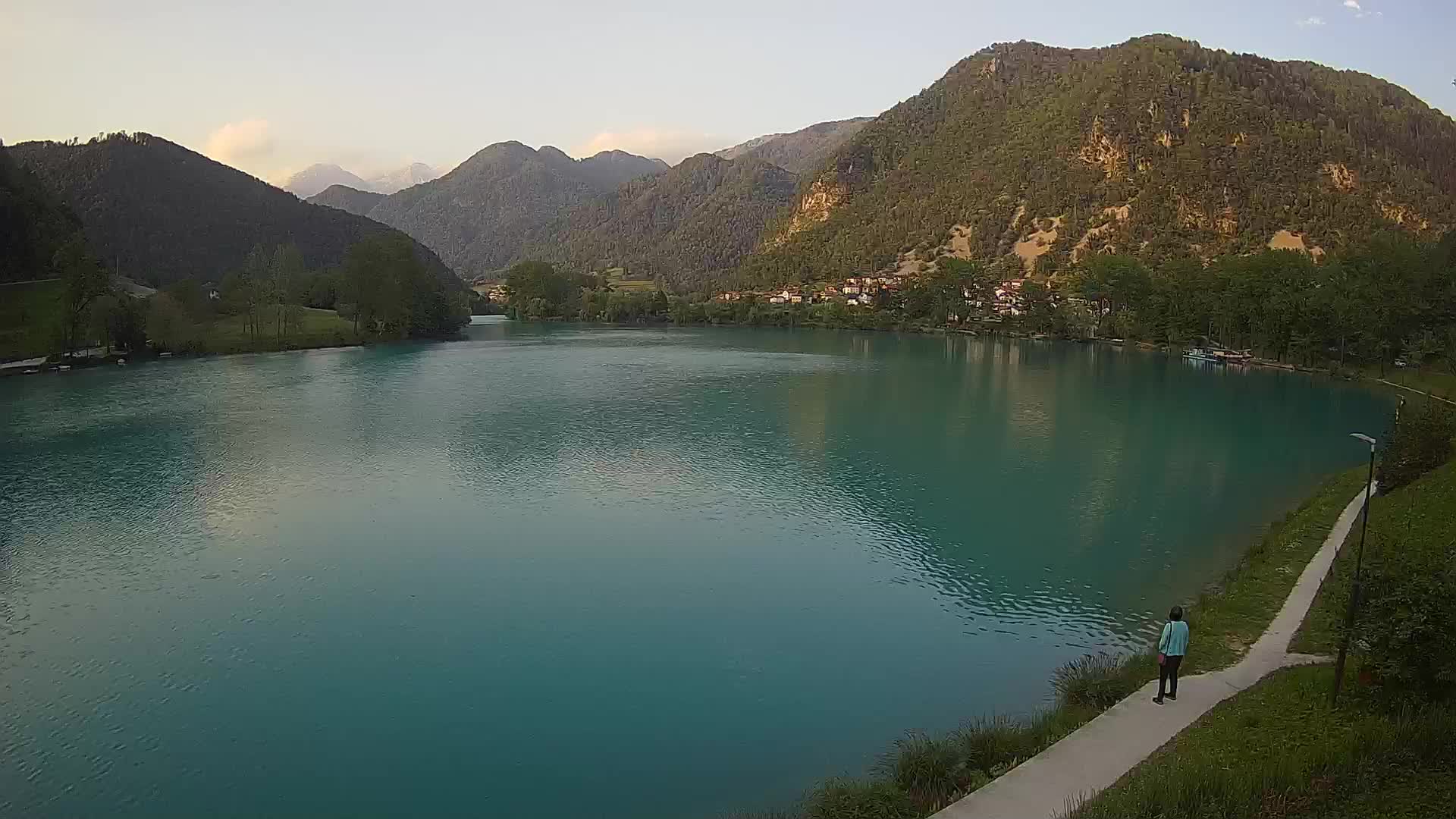 LIVE Webcam Most na Soči lake – Slovenia