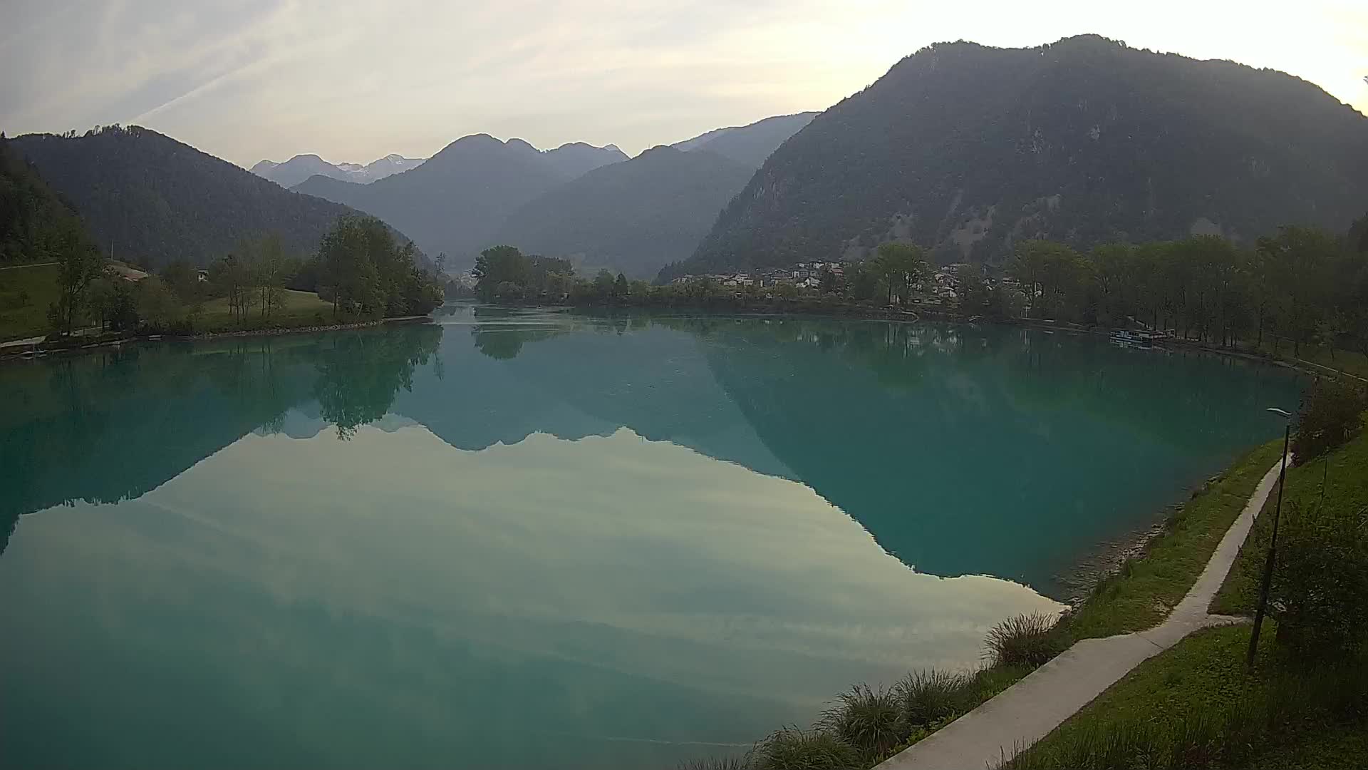 Most na Soči – Panorama del lago