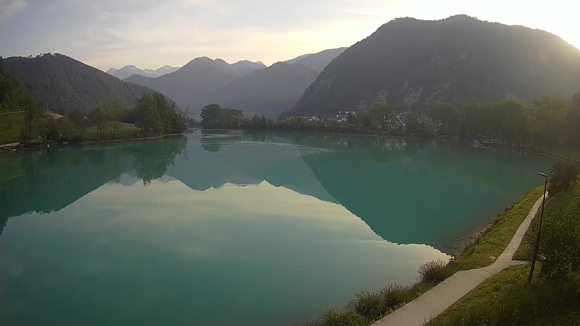 LIVE Webcam Most na Soči lake – Slovenia