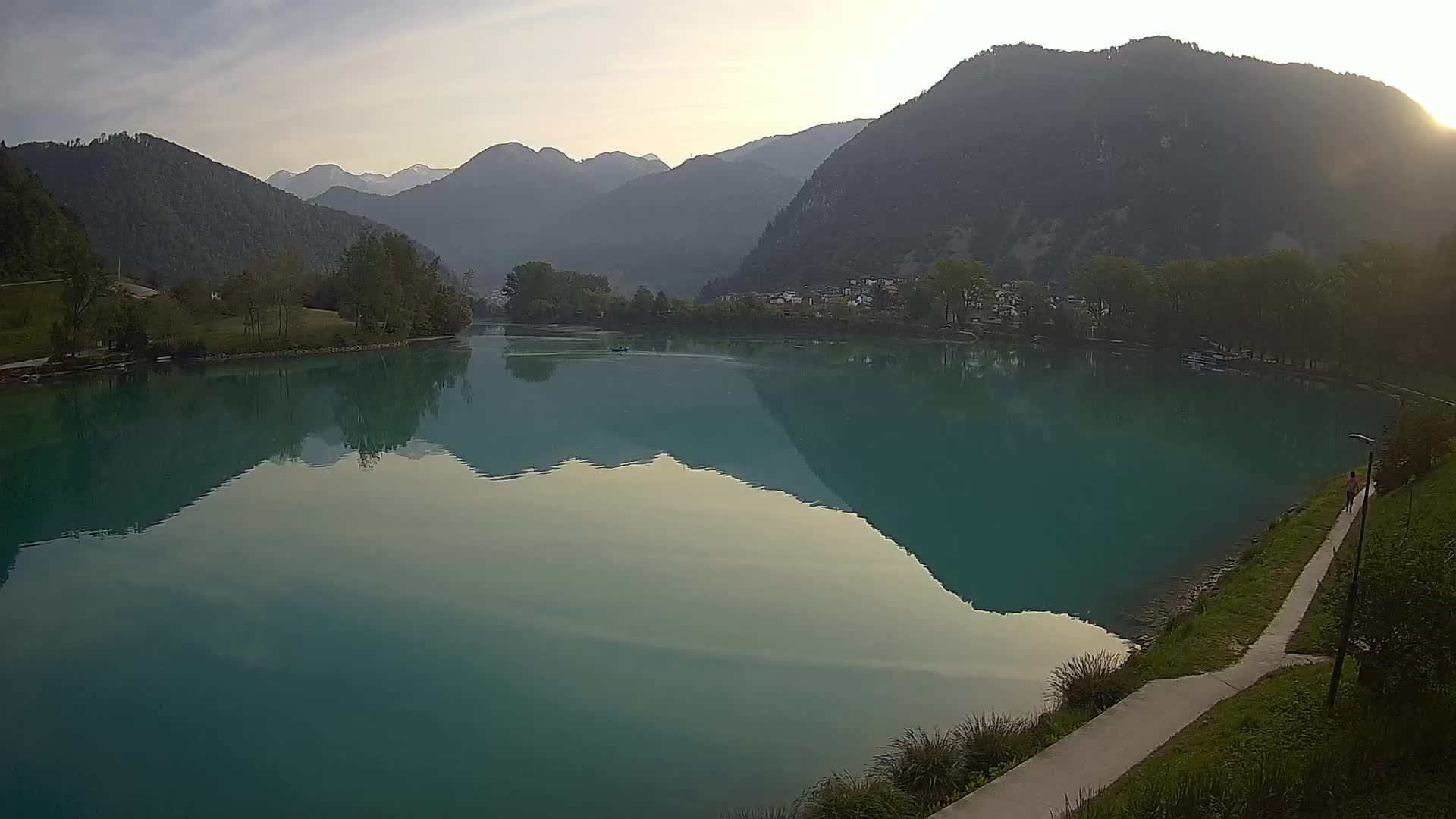 LIVE Webcam Most na Soči lake – Slovenia