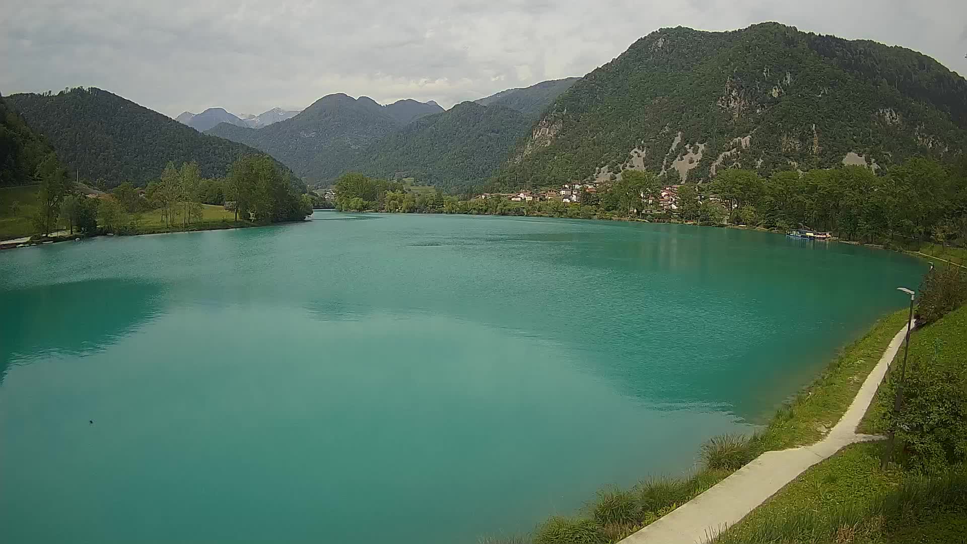LIVE Webcam Most na Soči lake – Slovenia