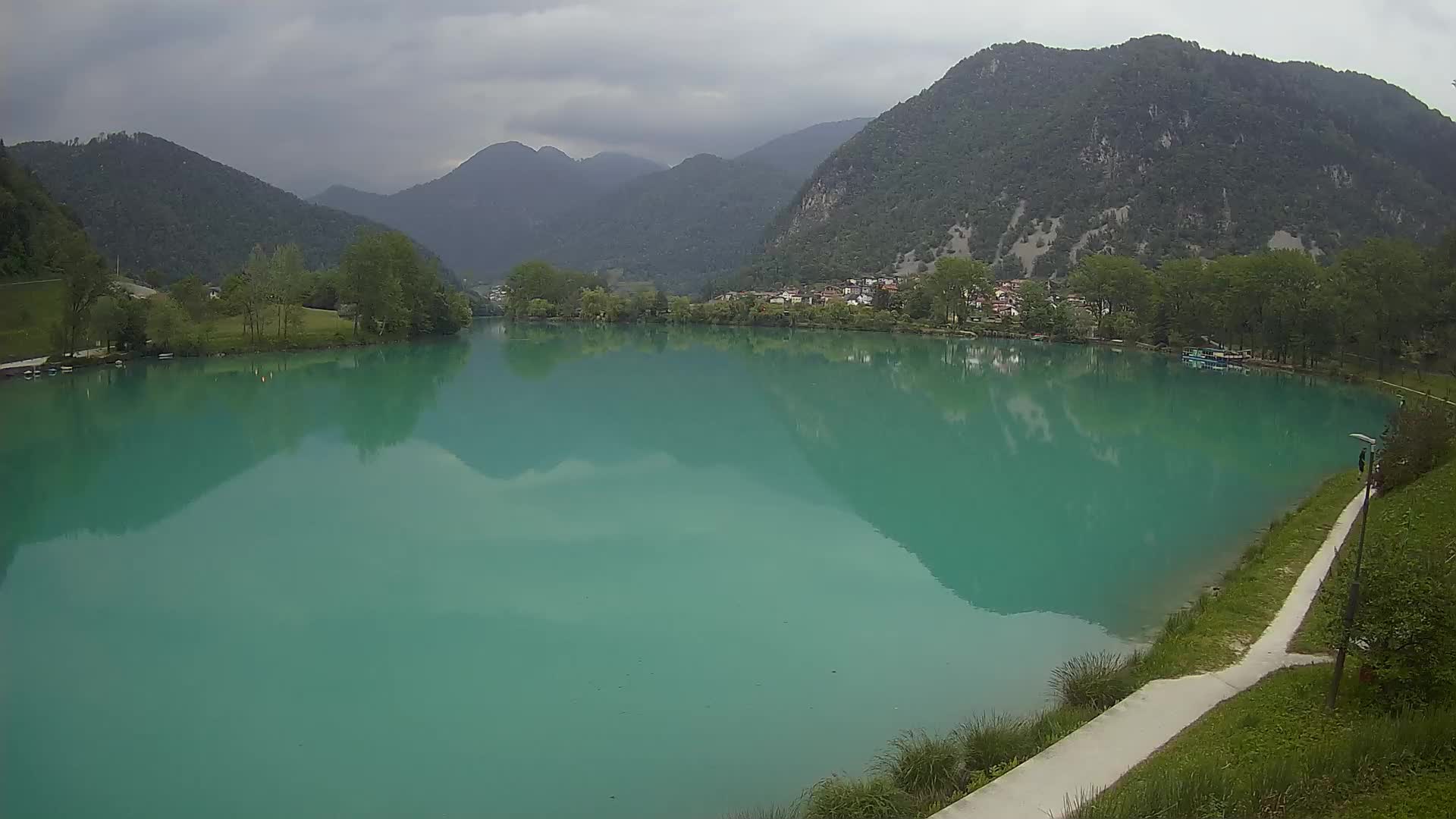 LIVE Webcam Most na Soči lake – Slovenia