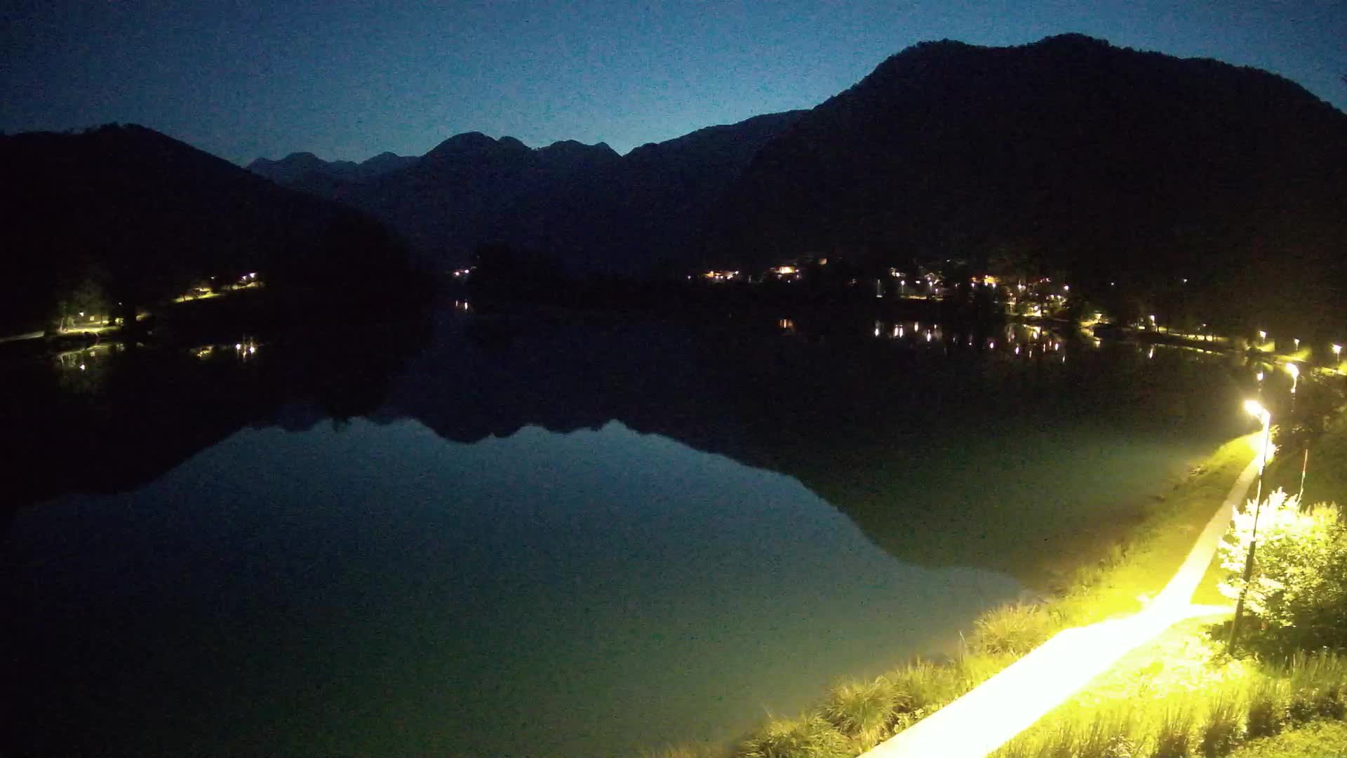 Most na Soči – Panorama del lac
