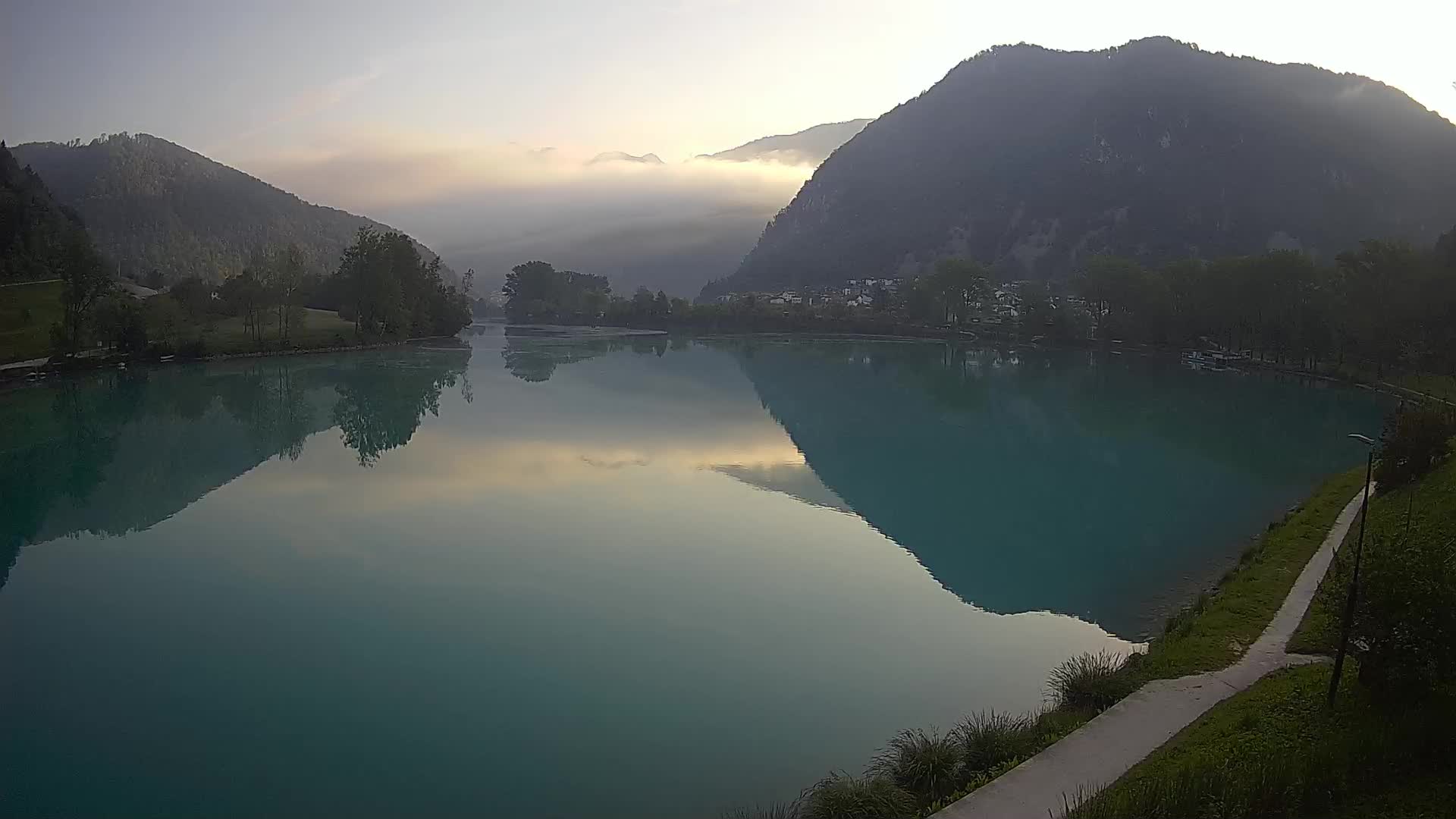 Live Mosta na Soči webcam Slovénie