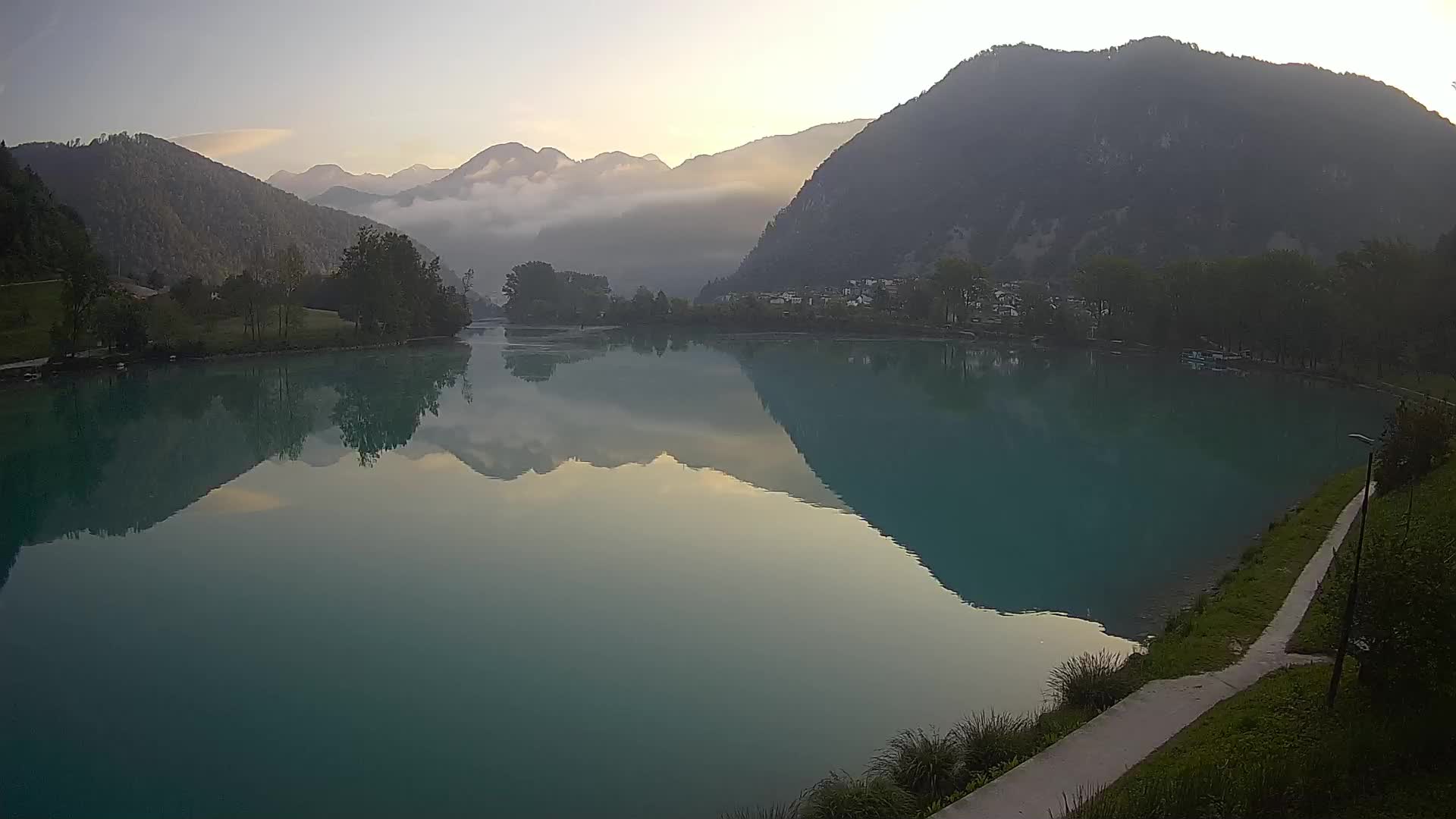 Webcam Most na Soči See – Slowenien