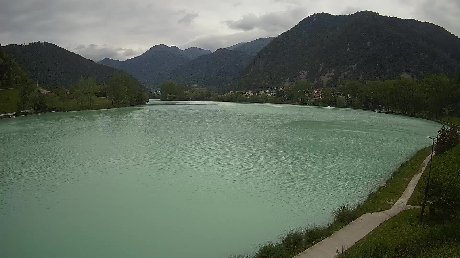 Most na Soči – Panoramic view of Lake