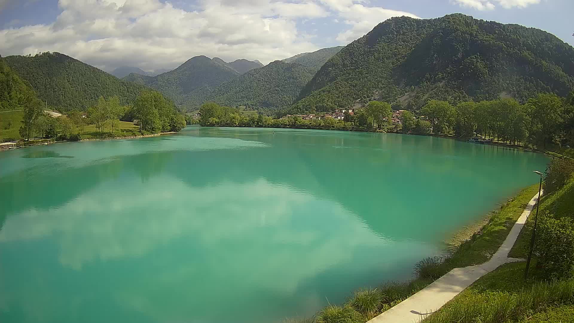 Live Mosta na Soči webcam Slovénie