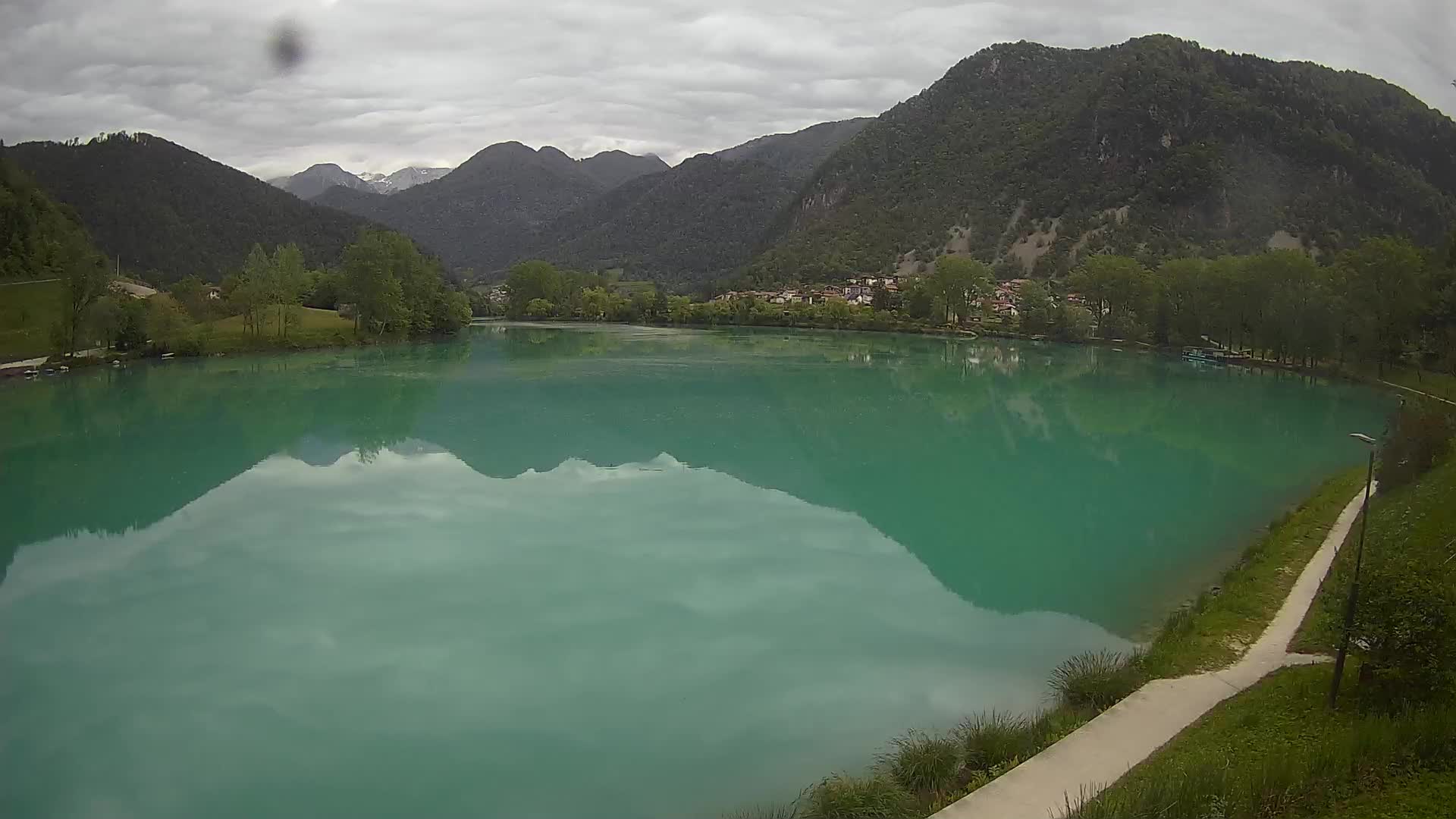 Most na Soči – Panorama del lago