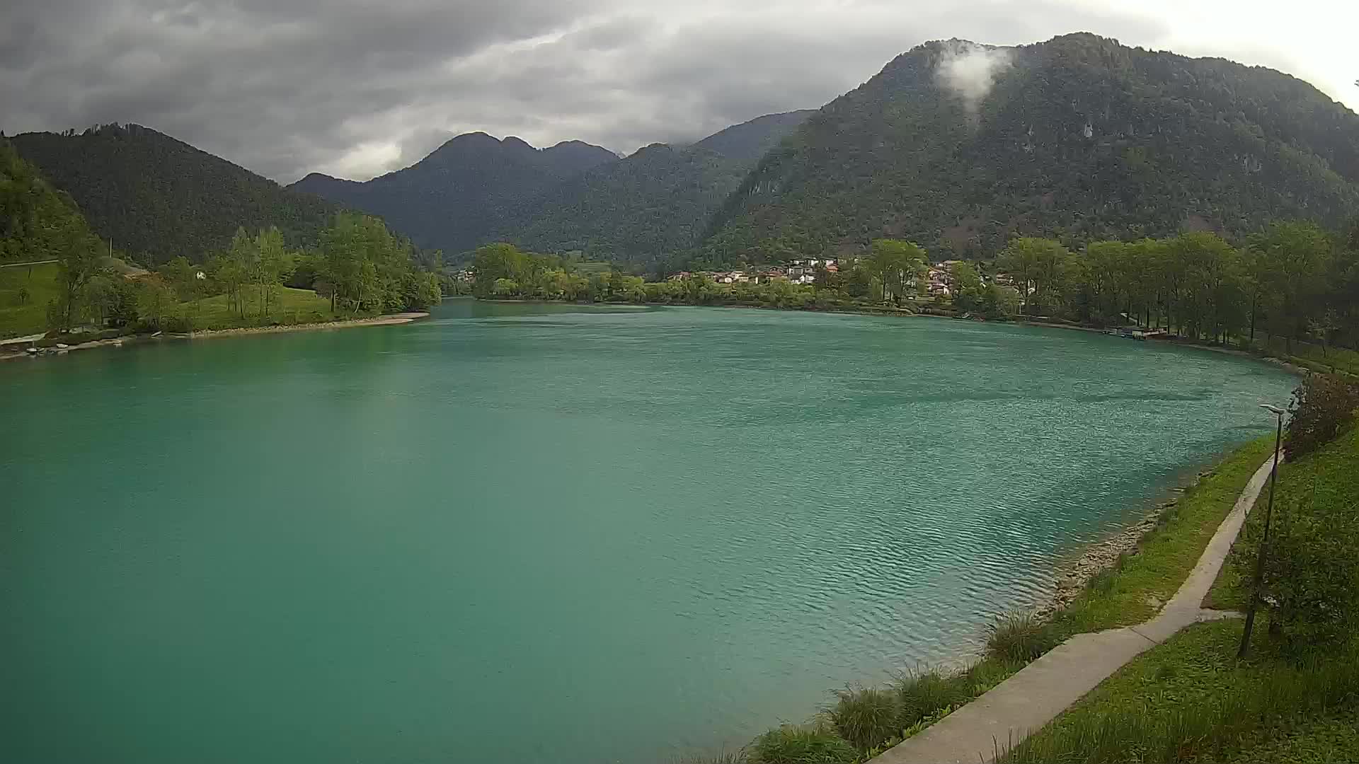 LIVEcam Most na Soči lago – Slovenia