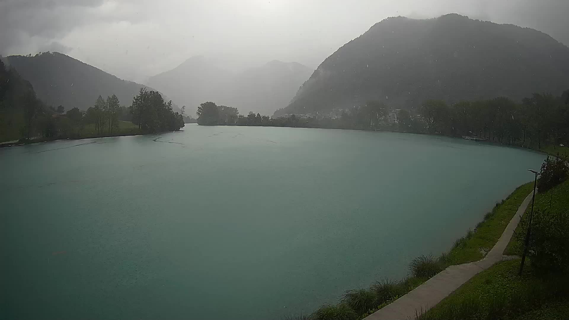 LIVEcam Most na Soči lago – Slovenia
