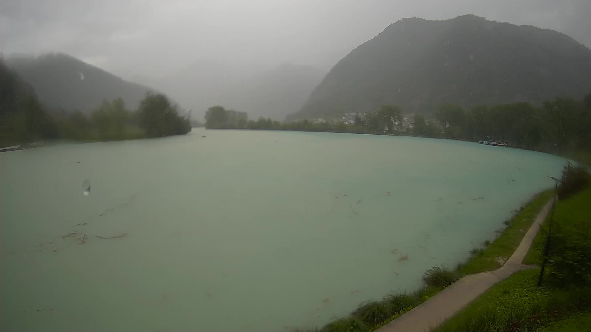 Most na Soči – Panorama del lago