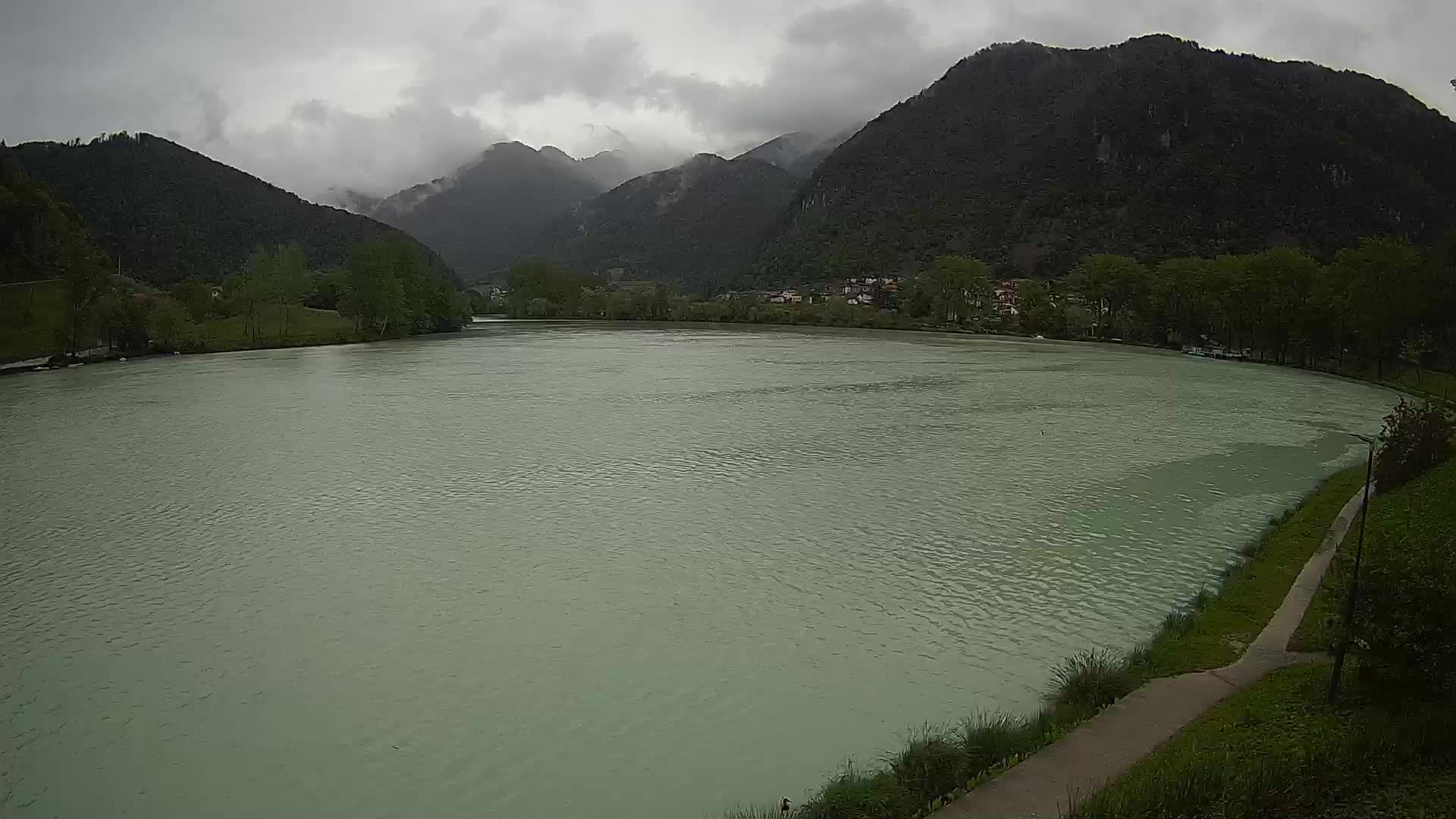 Most na Soči – Pogled na jezero