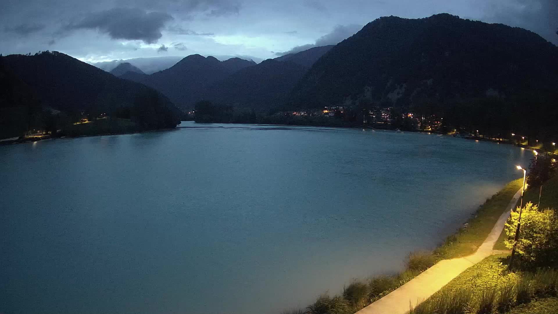 Most na Soči – Panorama del lago
