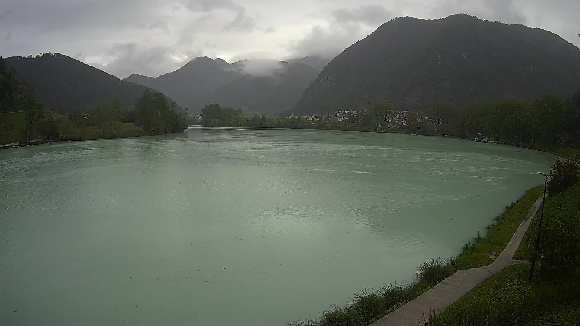 Most na Soči – Panorama del lac