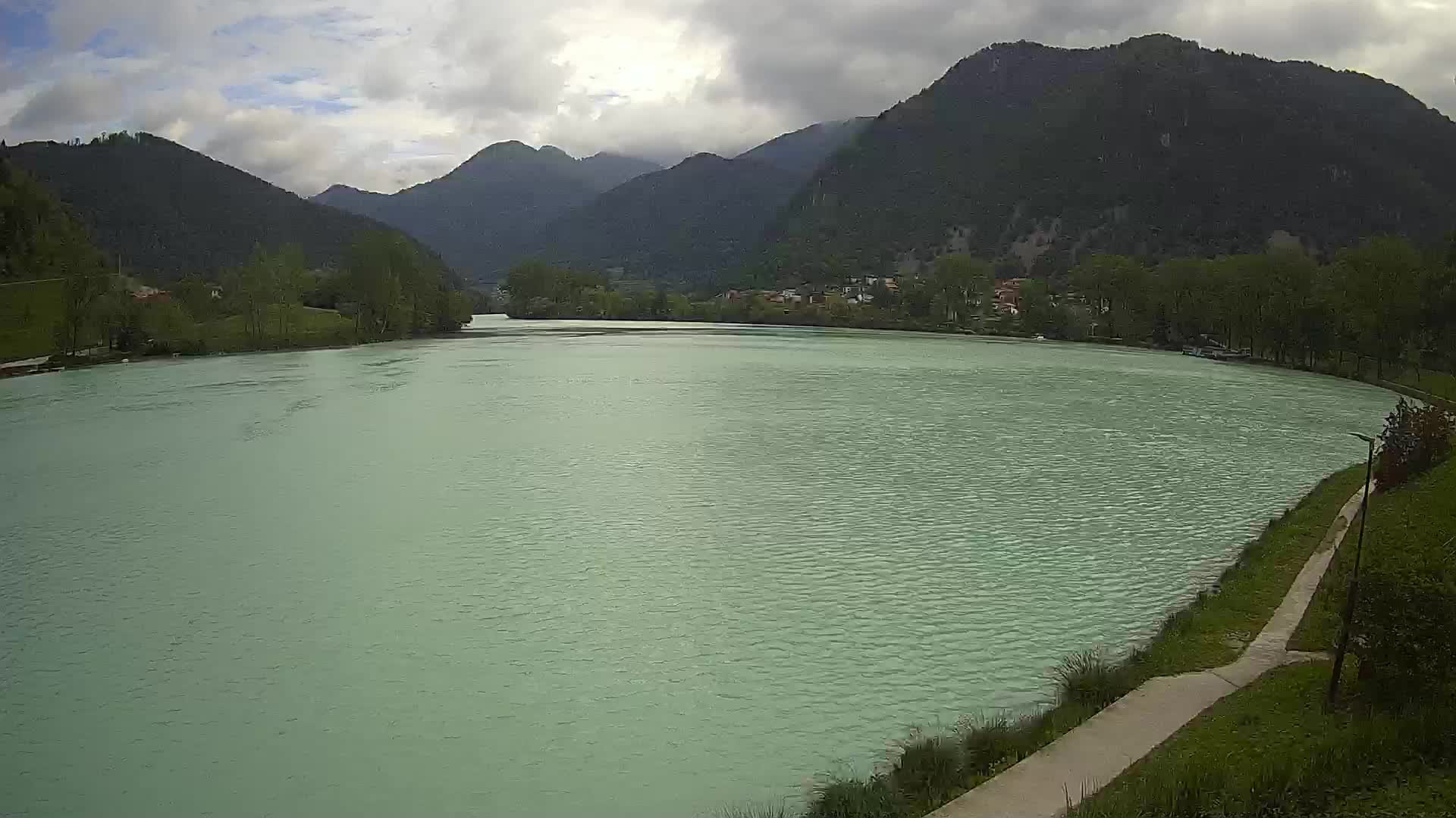 Most na Soči – Panorama del lago