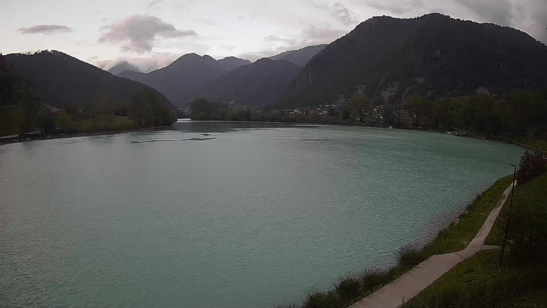 Most na Soči – Panorama del lac