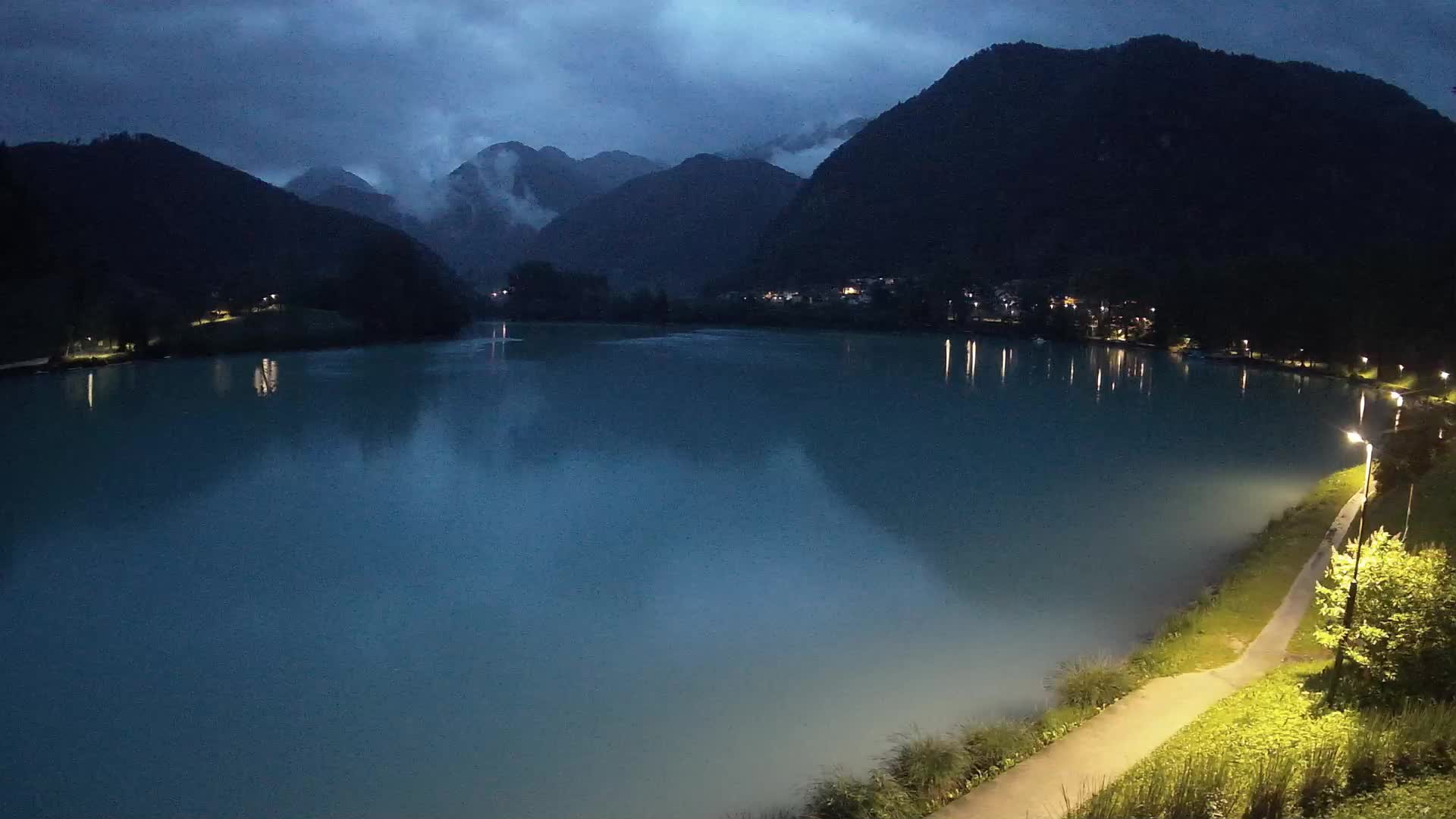 Most na Soči – Panorama del lac