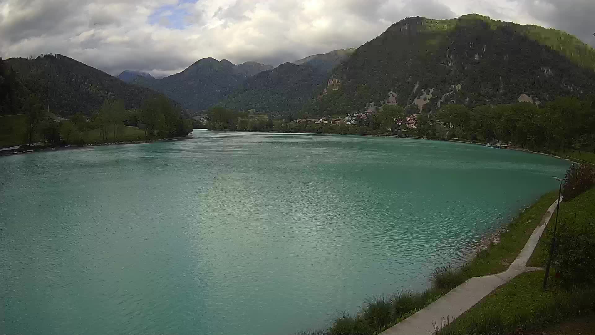 Most na Soči – Pogled na jezero
