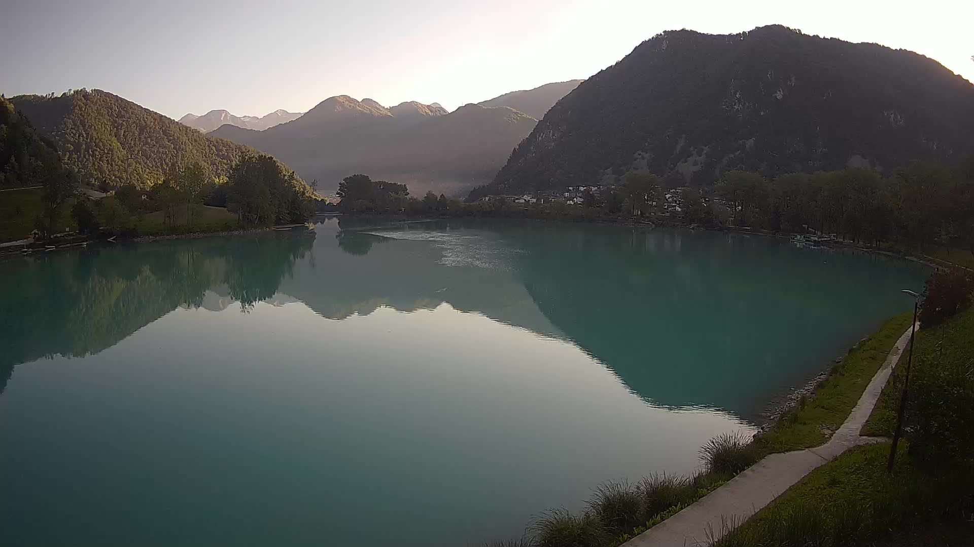 Most na Soči – Panorama del lago