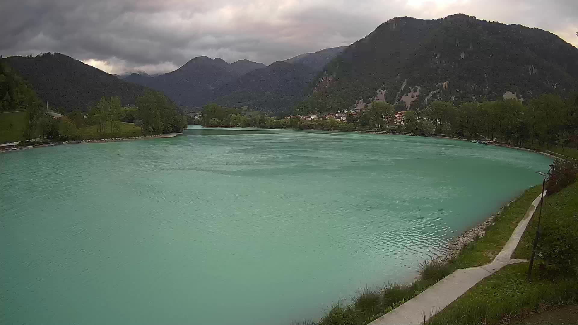 LIVE Webcam Most na Soči lake – Slovenia