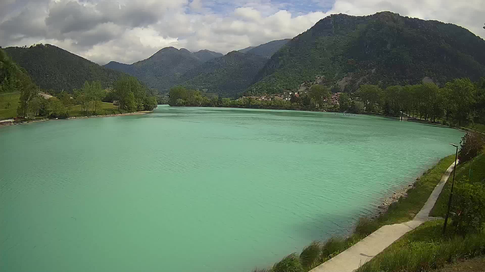 LIVE Webcam Most na Soči lake – Slovenia