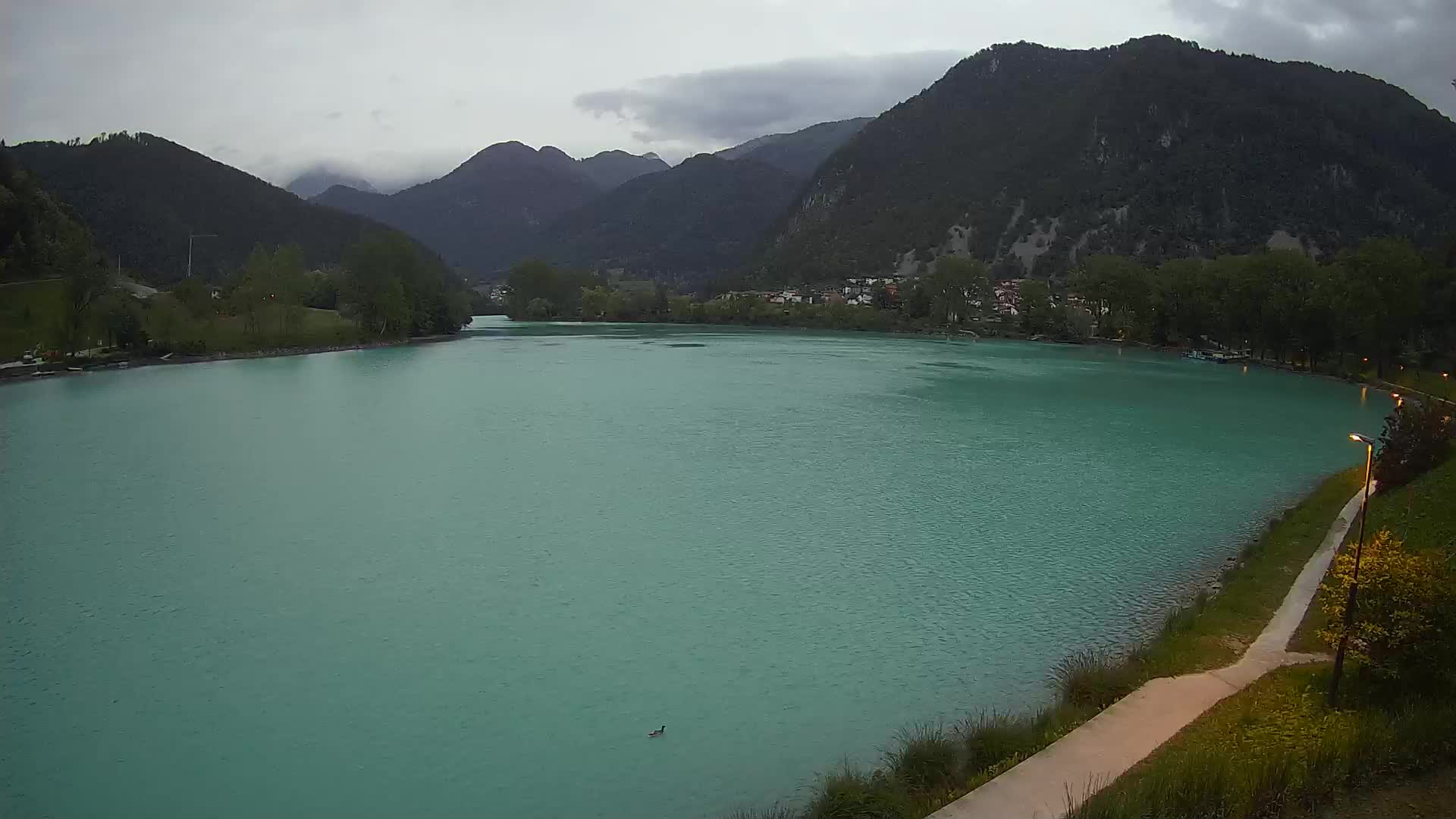 Most na Soči – Panorama del lago