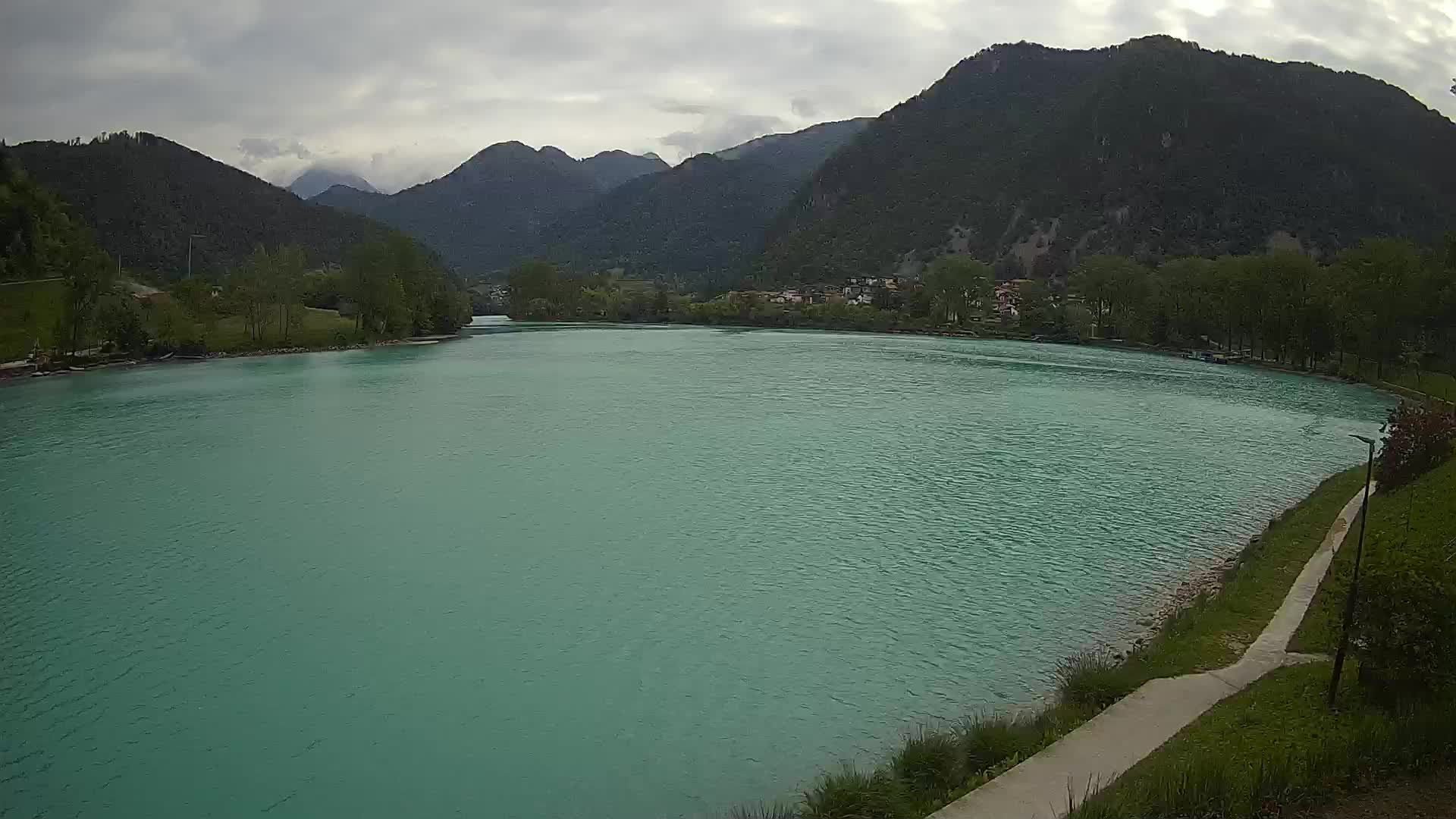 Most na Soči – Panoramic view of Lake