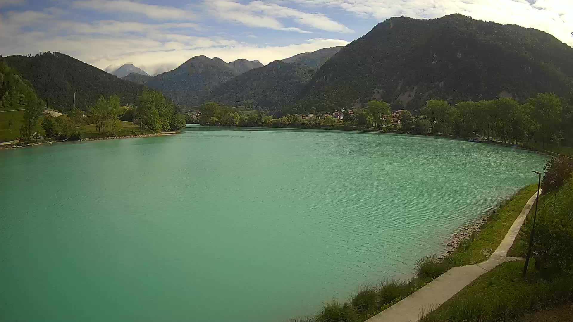 Most na Soči – Panorama del lago