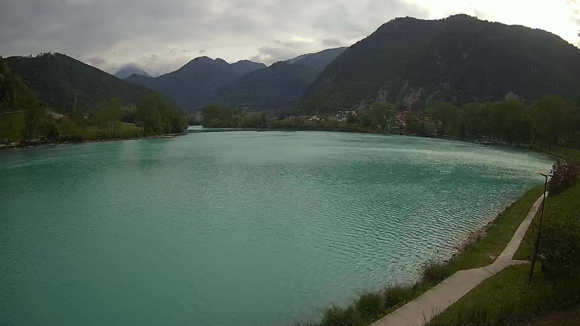 Most na Soči – Panorama del lago