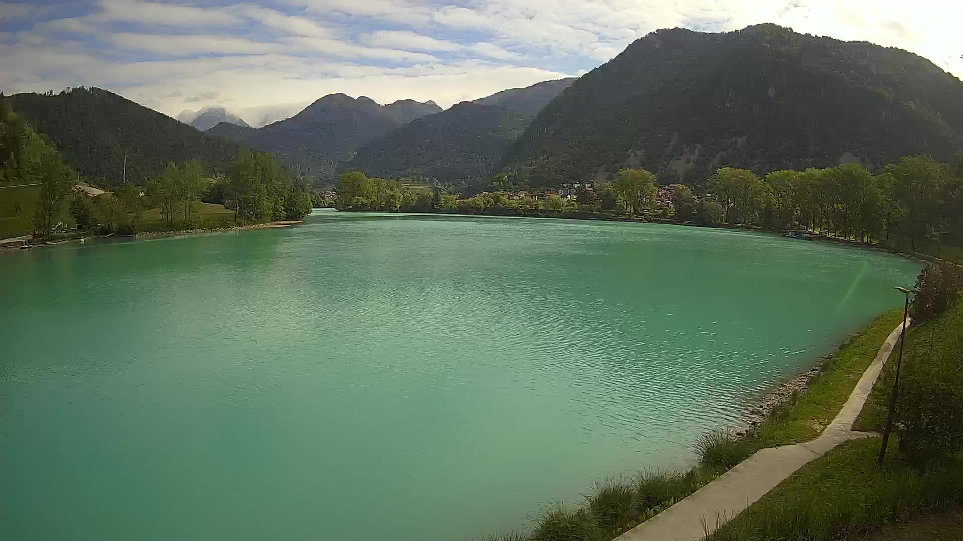 LIVEcam Most na Soči lago – Slovenia