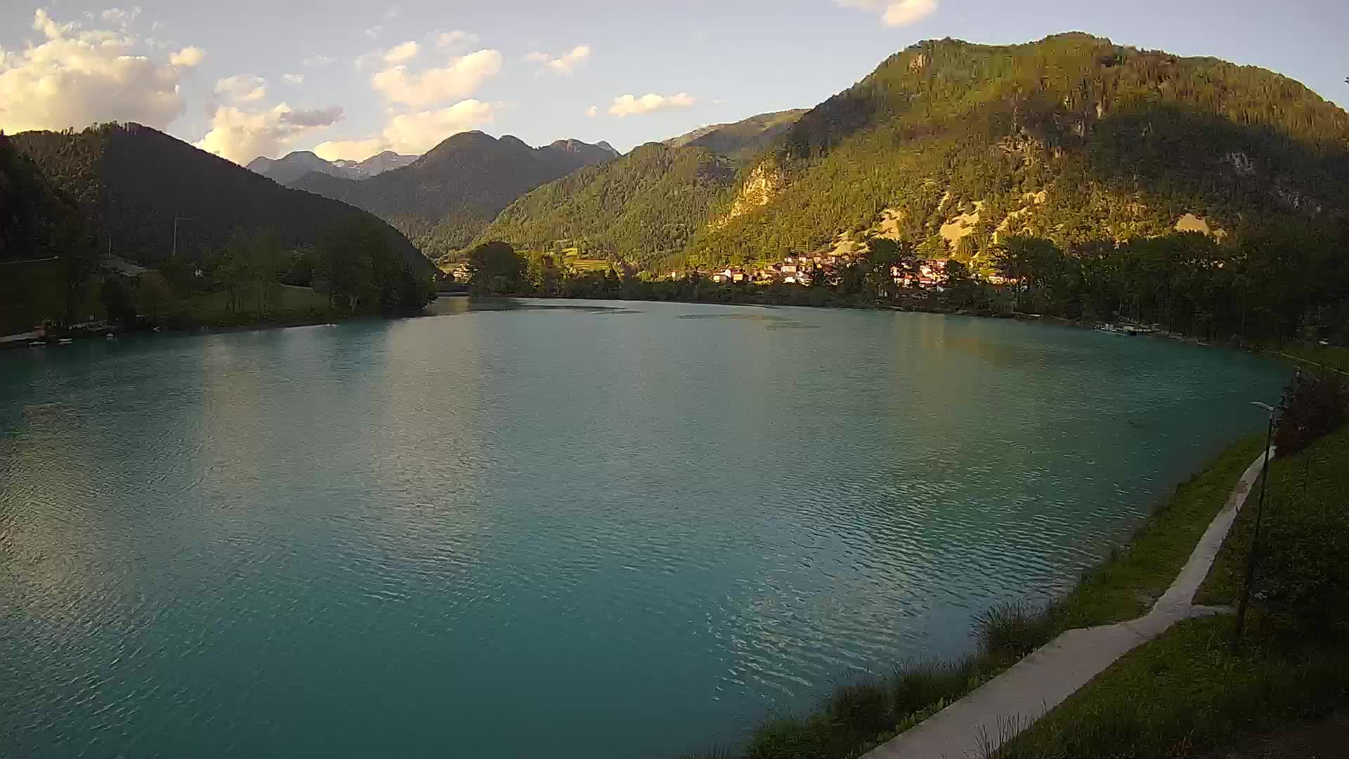 Most na Soči – Panorama del lago