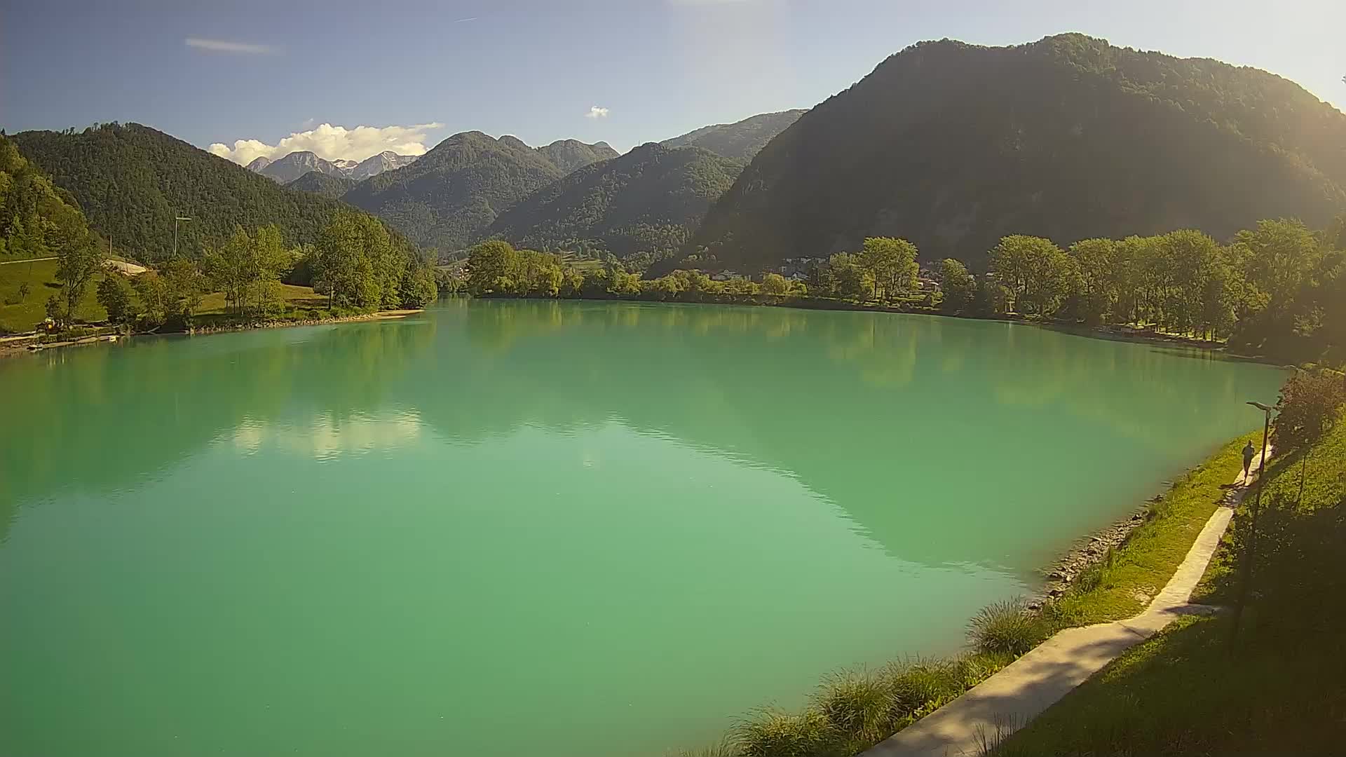 Most na Soči – Panorama del lago