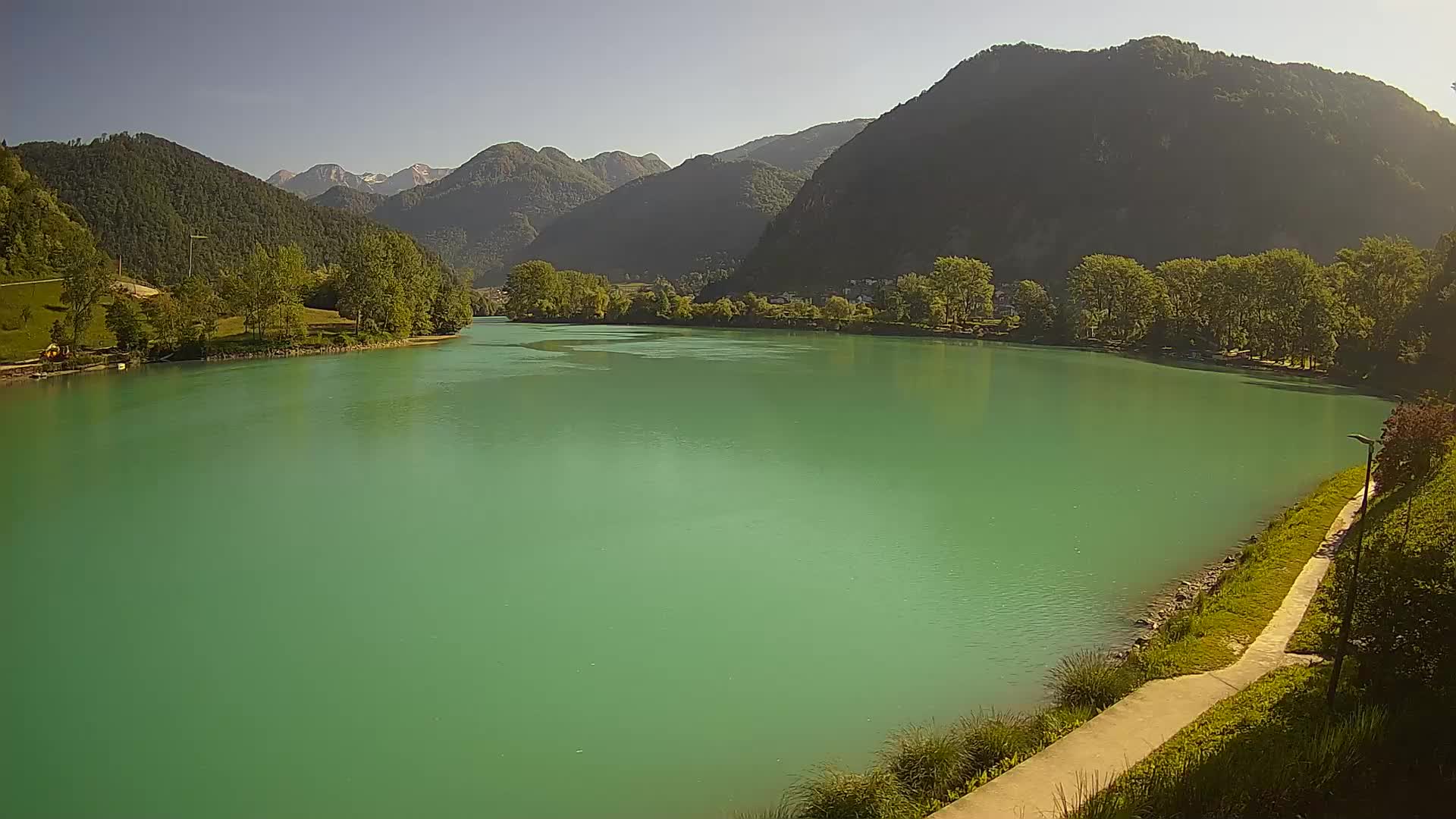 LIVE Webcam Most na Soči lake – Slovenia