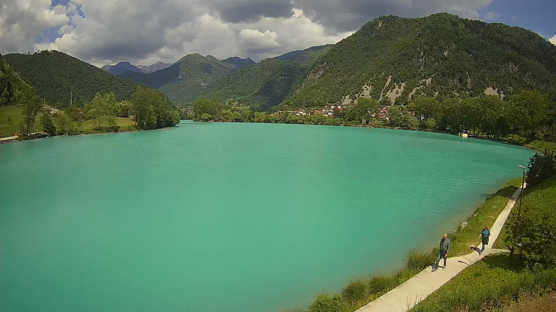 LIVEcam Most na Soči lago – Slovenia